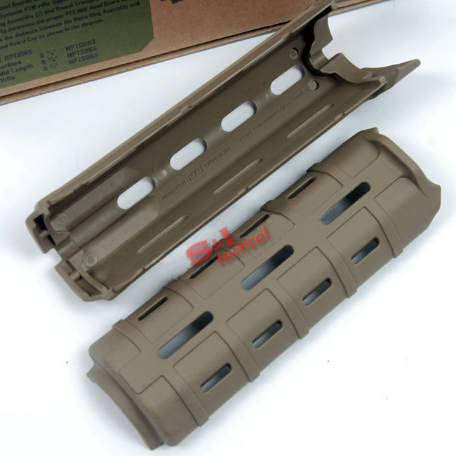 New PTS Magpul MOE 7 inch handguard rail Tan with box